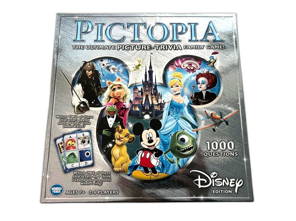 Pictopia Board Game Disney Edition Family Fun Christmas Birthday Present